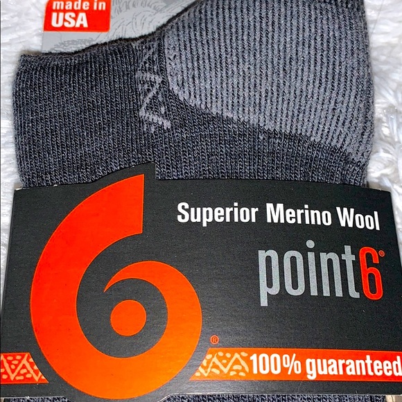 POINT 6 SUPERIOR MERINO WOOL SOCKS - Picture 2 of 2